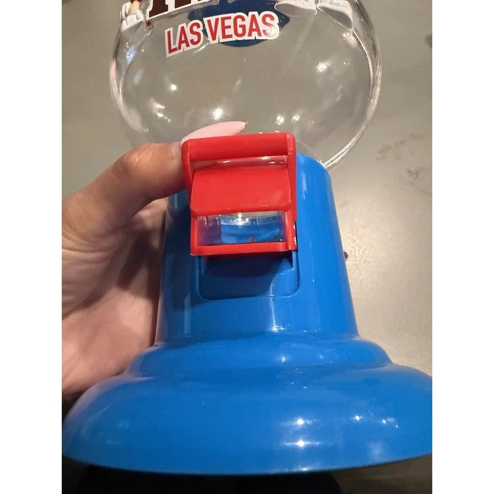M&M's World Las Vegas Plastic Candy Dispenser Blue Red Yellow 2019